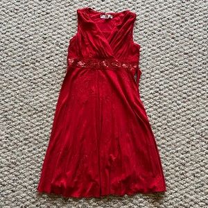 Speechless Red Sequin Sparkle Dress